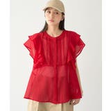 ラッフルブラウス | earth music&ecology | 詳細画像1