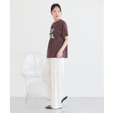 シャーリングロゴTシャツ | earth music&ecology  | 詳細画像15 