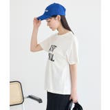 シャーリングロゴTシャツ | earth music&ecology  | 詳細画像7 