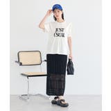 シャーリングロゴTシャツ | earth music&ecology  | 詳細画像9 