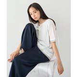 シアーレイヤード風5分袖プルオーバー | earth music&ecology  | 詳細画像9 