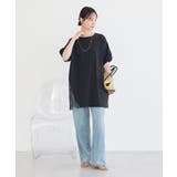 アシメレースビッグTシャツ | earth music&ecology  | 詳細画像10 