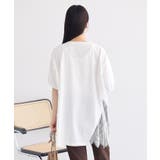 アシメレースビッグTシャツ | earth music&ecology  | 詳細画像4 