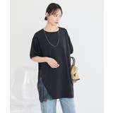アシメレースビッグTシャツ | earth music&ecology  | 詳細画像9 