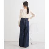 【WEB限定】フロントZIPバックレースアップデニム | earth music&ecology  | 詳細画像26 
