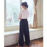 【WEB限定】フロントZIPバックレースアップデニム | earth music&ecology  | 詳細画像36 