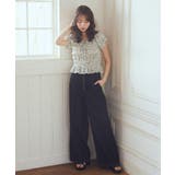 【WEB限定】フロントZIPバックレースアップデニム | earth music&ecology  | 詳細画像38 