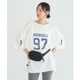 ナンバリングビッグTシャツ | earth music&ecology | 詳細画像10