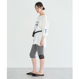 ナンバリングビッグTシャツ | earth music&ecology | 詳細画像12