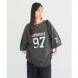 ナンバリングビッグTシャツ | earth music&ecology | 詳細画像16
