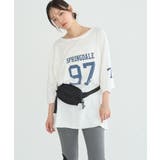 ナンバリングビッグTシャツ | earth music&ecology | 詳細画像8