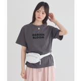 フロッキープリントTシャツ | earth music&ecology  | 詳細画像3 
