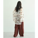 花柄シアーシャツ | earth music&ecology | 詳細画像9