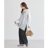 サテンドッキングミニワンピース | earth music&ecology | 詳細画像8