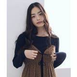起毛レースキャミワンピース | earth music&ecology  | 詳細画像4 