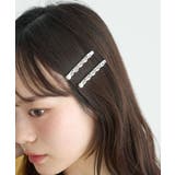 シルバー | パールポイントヘアピン | earth music&ecology