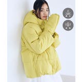 イエロー | ミトン付き2wayパファーコート | earth music&ecology 