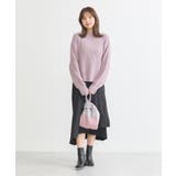 透かしベロアモールプルオーバー | earth music&ecology | 詳細画像15