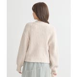 透かしベロアモールプルオーバー | earth music&ecology | 詳細画像8