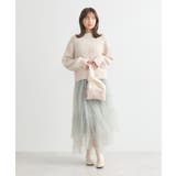 透かしベロアモールプルオーバー | earth music&ecology | 詳細画像9