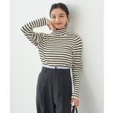 やわらかタッチタートルネックニットプルオーバー | earth music&ecology | 詳細画像12