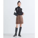 やわらかタッチタートルネックニットプルオーバー | earth music&ecology | 詳細画像16