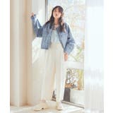 ノーカラーデニムジャケット | earth music&ecology | 詳細画像23