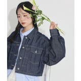ショートデニムジャケット | earth music&ecology | 詳細画像12