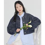 ショートデニムジャケット | earth music&ecology | 詳細画像8