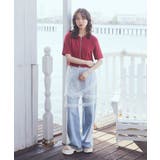 セルフカットワイドデニムパンツ | earth music&ecology | 詳細画像2