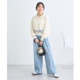 パールボタンニットプルオーバー | earth music&ecology | 詳細画像13