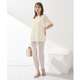 マジョリカプリーツ半袖ブラウス | earth music&ecology | 詳細画像23