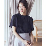 マジョリカプリーツ半袖ブラウス | earth music&ecology | 詳細画像4