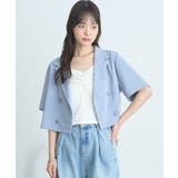 ショートテーラードジャケット | earth music&ecology | 詳細画像12