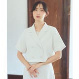 ショートテーラードジャケット | earth music&ecology | 詳細画像2