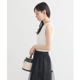 ランダムリブノースリーブニット | earth music&ecology | 詳細画像3