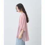 バルーンスリーブシアーシャツ | earth music&ecology  | 詳細画像3 