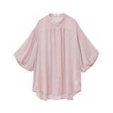 バルーンスリーブシアーシャツ | earth music&ecology  | 詳細画像28 