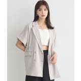 半袖サイドドロストジャケット | earth music&ecology  | 詳細画像18 