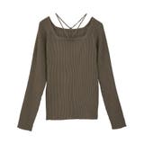 スクエアホルターネックリブプルオーバー | earth music&ecology | 詳細画像42