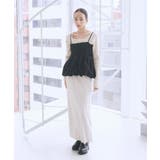 スクエアホルターネックリブプルオーバー | earth music&ecology | 詳細画像12