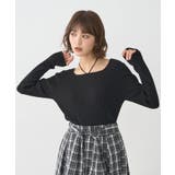 スクエアホルターネックリブプルオーバー | earth music&ecology | 詳細画像18