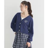 ロゴ刺繍カーディガン | earth music&ecology  | 詳細画像13 