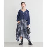 ロゴ刺繍カーディガン | earth music&ecology  | 詳細画像14 