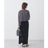 ロゴ刺繍カーディガン | earth music&ecology  | 詳細画像22 