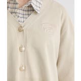 ロゴ刺繍カーディガン | earth music&ecology  | 詳細画像28 