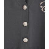 ロゴ刺繍カーディガン | earth music&ecology  | 詳細画像35 