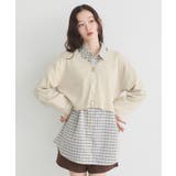 ロゴ刺繍カーディガン | earth music&ecology  | 詳細画像4 