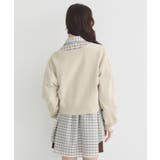 ロゴ刺繍カーディガン | earth music&ecology  | 詳細画像7 