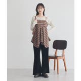 ラメテレコボートネックプルオーバー | earth music&ecology  | 詳細画像13 